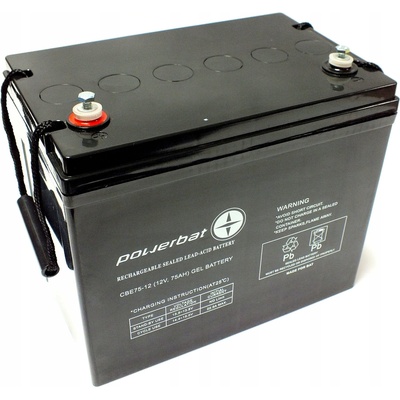 PowerBat CBE 12V 75Ah Deep Cycle Gel batéria