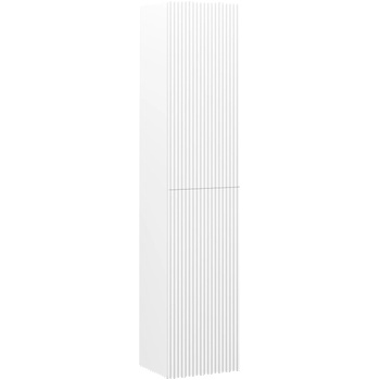 Mexen Rivel колона за баня 35 см, 2 врати, рифлован, бял мат - 91A21-03016-2-BF01 (91A21-03016-2-BF01)