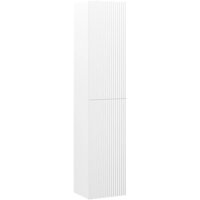 Mexen Rivel колона за баня 35 см, 2 врати, рифлован, бял мат - 91A21-03016-2-BF01 (91A21-03016-2-BF01)