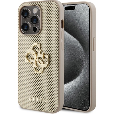 Guess plastové Apple iPhone 15 Pro zlaté