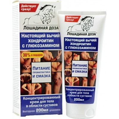 Korolev Farm Konská dóza telový krém s chondroitínom a glukosamínom 200 ml