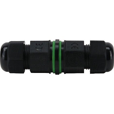 Spojka kabelů s průchodkami Tracon CST15B 0,5-1,5 mm2, IP68, PA6.6, 3P, 450VAC, 16A