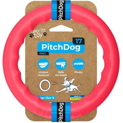 PitchDog tréninkový pěnový kruh červený 17 cm