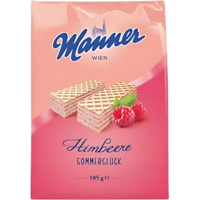 Manner Oblátky s príchuťou malín 185 g