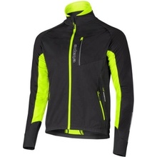 Etape Strong WS pánská softshellová bunda černá/žlutá fluo