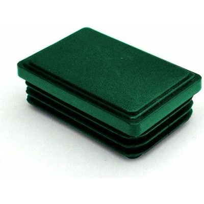 Zátka na sloupek 60x40 mm, PVC zelená