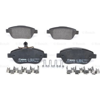 BOSCH Sada brzdových platničiek kotúčovej brzdy 0986424596