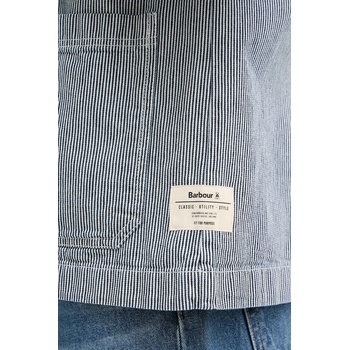 Barbour Памучна риза Barbour TINDALE в тъмносиньо със свободна кройка с класическа яка MOS0435 (MOS0435)