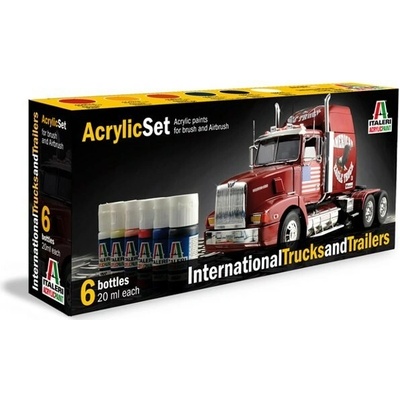 Italeri Sada farieb Acryl Set International Trucks &Trailers