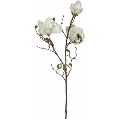 Umelá rastlina Magnólia, 88 cm, farba kvetu: biela 1005579