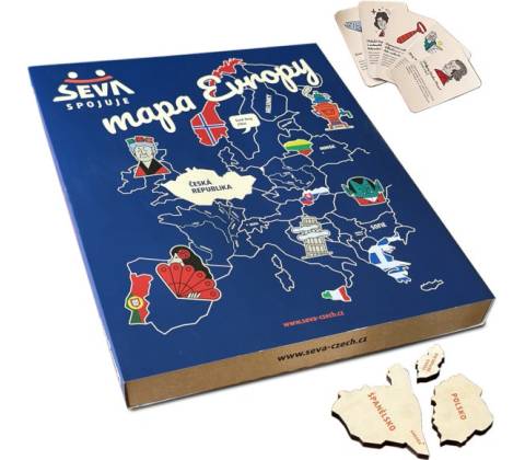 SEVA Mapa Európy