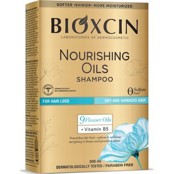 Bioxcin Šampón na poškodené vlasy s výživnými olejmi 300 ml