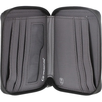 LIFEVENTURE Mini Travel Wallet RFID Grey (142115)