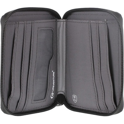 LIFEVENTURE Mini Travel Wallet RFID Grey (142115)