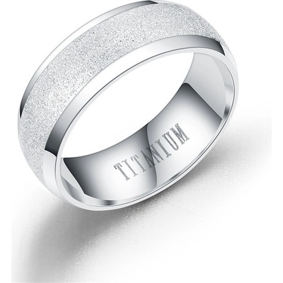 Naky Titanový prsten Baron Silver P0619