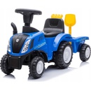 JOKO Traktor New Holland T7 s vlečkou so svelom a zvukom + lopatka + hrable
