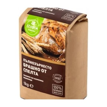 ECOSEM Натурално пълнозърнесто брашно от спелта