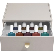 Organizér na laky na nehty Stackers se zásuvkou classic větle béžový