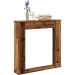 vidaXL Облицовка за камина старо дърво 100x20x100 см инженерно дърво (854578)