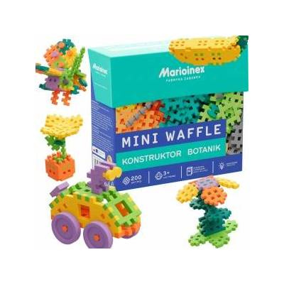 Marioinex Конструктор Marioinex Малкият ботаник, мини, вафлен, 200 части
