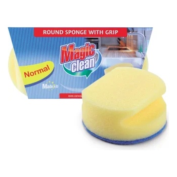 Image 1 of Magic Clean Кръгла гъба с канал 2бр (mc 0110)
