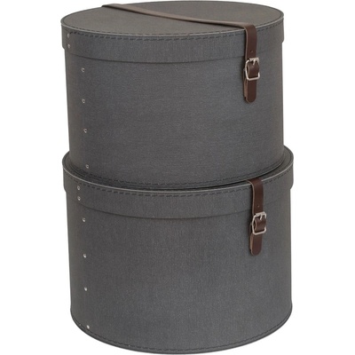Bigso Комплект от 2 черни кутии Rut - Bigso Box of Sweden (5482C6849L06-99)