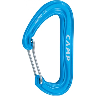 C. A. M. P C. A. M. P. Карабинер с щифт C. A. M. P. Nano 22 Snapgate carabiner - Light Blue - размер Single (321-0192-0311)