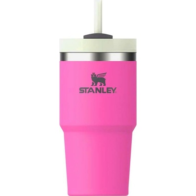 Stanley termohrnek s uchem a brčkem Quencher H2.0 Flowstate Hot Pink 590 ml