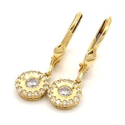 B&B Goldinvestic zlaté kulaté se zirkony N5456-585/1000