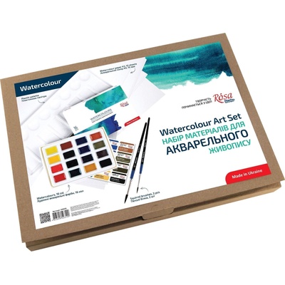 Rosa Basic Комплект акварелни бои 16 x 2, 5 ml (340225)