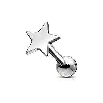 Šperky4U Cartilage piercing do ucha hvězdička CP1055-ST