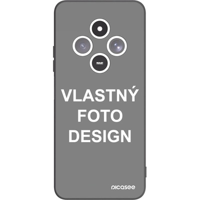 Picasee silikónový čierny obal pre Xiaomi Redmi 14C - Vlastný design/motiv