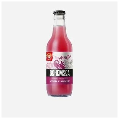 Bohemsca Craft limonáda višeň a aronie sklo 12 x 330 ml