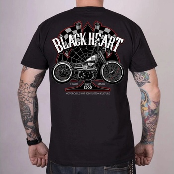 Black heart мъжка тениска black heart - chopper race - ЧЕРНА - 13380