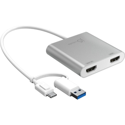 j5create Адаптер j5create JCA365, за 2 монитора USB-C - 2 x HDMI (J5-JCA365)