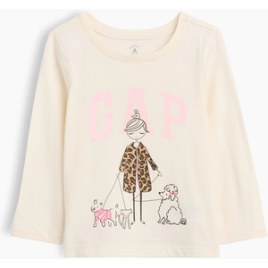 GAP Детска тениска с логото на GAP GAP | Bezhov | Момичешки | 18-24 месеца - zoot - 28,93 лв