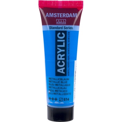 Amsterdam Standard akrylová farba 834 metallic blue 20 ml