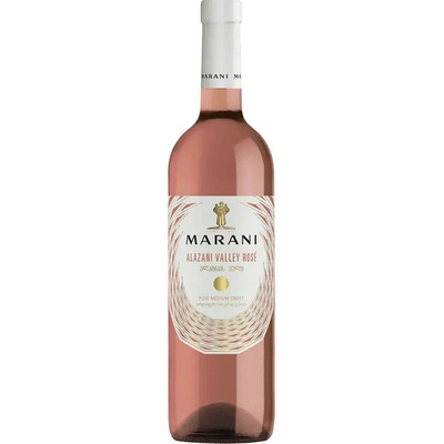 Marani Rose Alazani Valley polosladké gruzínské 2022 12,5% 0,75 l (čistá fľaša)