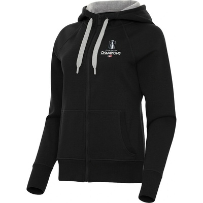 Antigua Dámska mikina Carolina Hurricanes NHL 2026 Stanley Cup Champions Takeover Fleece Raglan Full-Zip