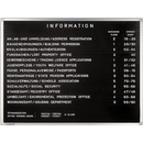 Legamaster Premium informační písmenková tabule 60 x 80 cm
