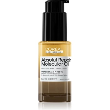L'Oréal Serie Expert Absolut Repair Molecular подхранващо масло за коса за увредена коса 30ml