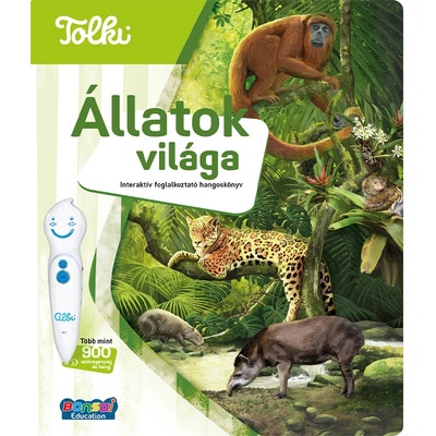 Bonsai Interaktív foglalkoztató könyv - Állatok világa