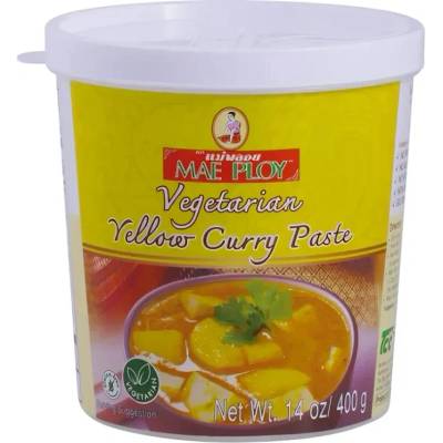 Mae Ploy Žlutá Kari pasta Vegetariánská 400 g