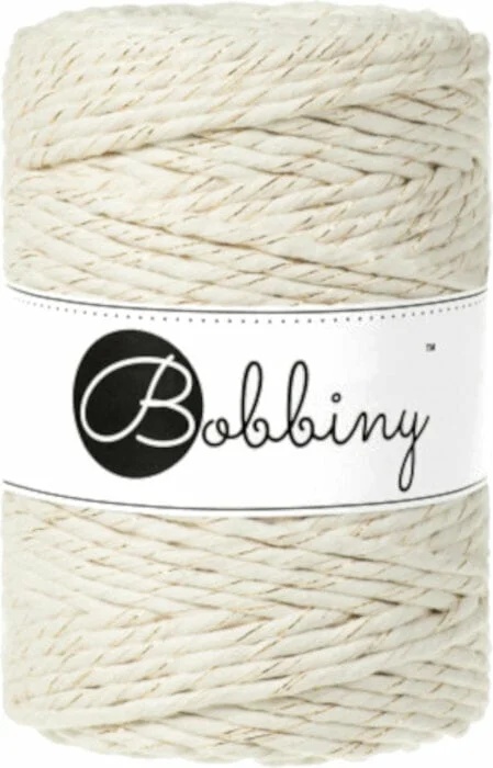 Bobbiny Macrame Cord 5 mm 100 m Golden Natural юта (MX-029)