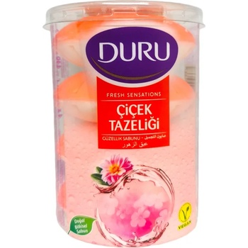 DURU fresh тоалетен сапун, Cicek Tazeligi, 4 х 100гр