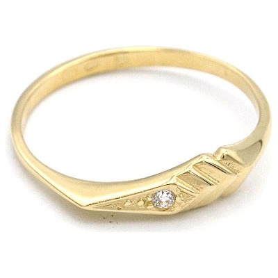 B&B Goldinvestic Zlatý šipka se zirkonem N3973