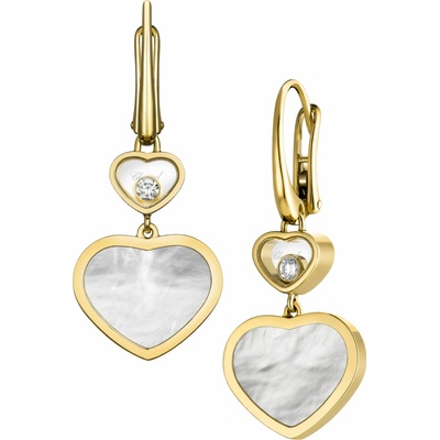 Chopard Zlaté Náušnice Happy Hearts 837482-0310