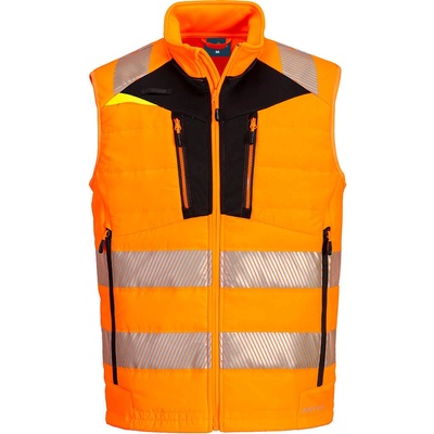 Portwest HI-VIS DX479 / Softshell светлоотразителна жилетка - HV оранжево/черно XXL (DX479OBRXXL)