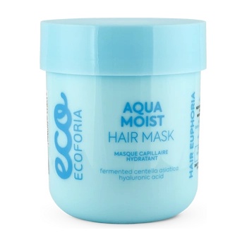 Ecoforia Маска за суха и изтощена коса ecoforia aqua moist hair mask 200мл (4745010333033)