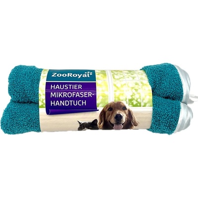 ZooRoyal Mikrovláknový ručník petrol 100 x 70 cm